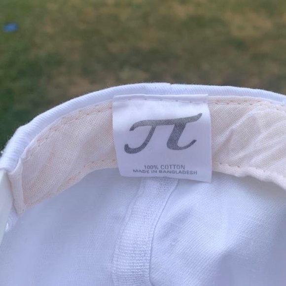 80s Vintage Leach Campers Gorpcore Rope Hat - White / Red - Picture 3 of 4